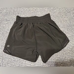 LULULEMON Womens’s Black Hotty Hot Running Shorts-Size 2-VGUC